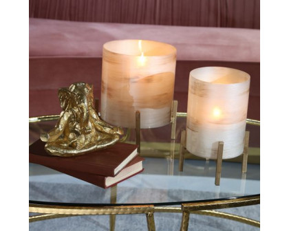 Sagebrook™ 8" Polyresin Meditating Elephant - Gold