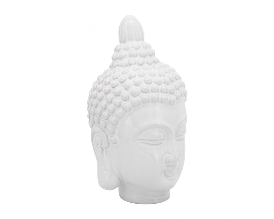 Sagebrook - 10" Ceramic Buddha Head