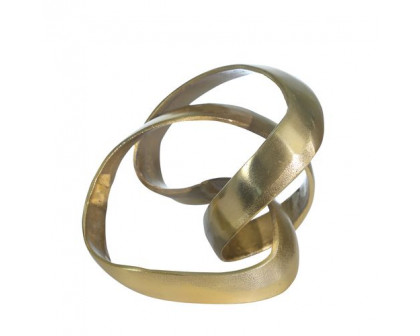 Sagebrook 7" Aluminum Knot Sculpture