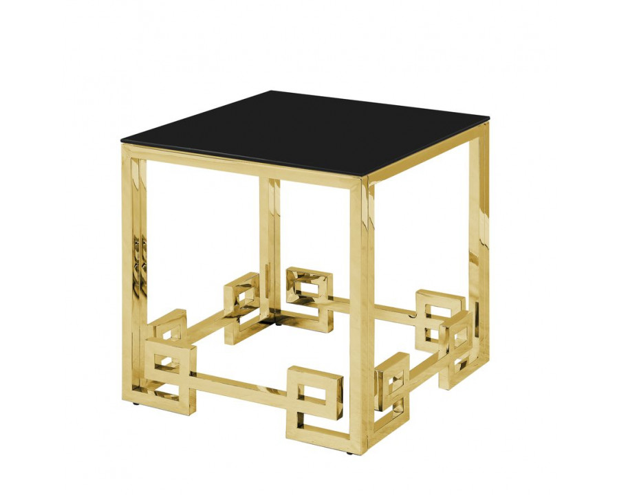 Sagebrook Stainless Steel End Table - Gold