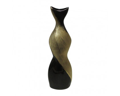 Sagebrook 24" Ceramic Twisted Vase