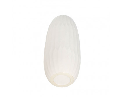 Sagebrook 16" Ceramic Vase - White