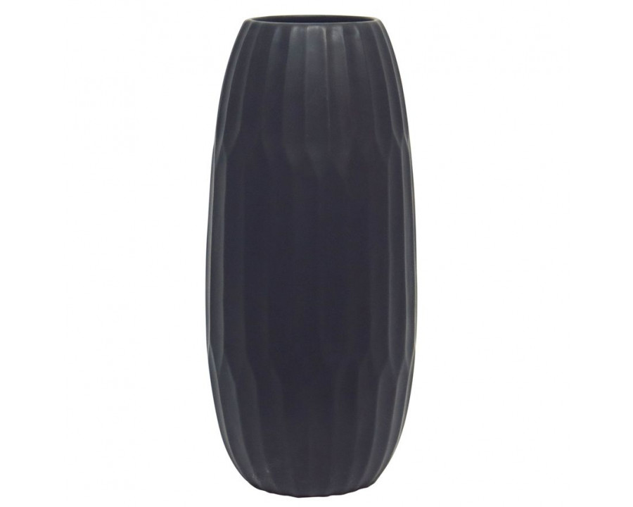 Sagebrook 16" Ceramic Vase - Black