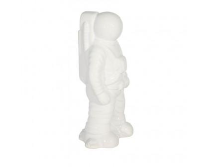 Sagebrook 12" Ceramic Astronaut Statuette - White