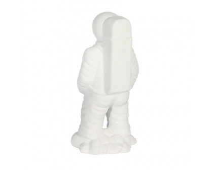 Sagebrook 12" Ceramic Astronaut Statuette - White