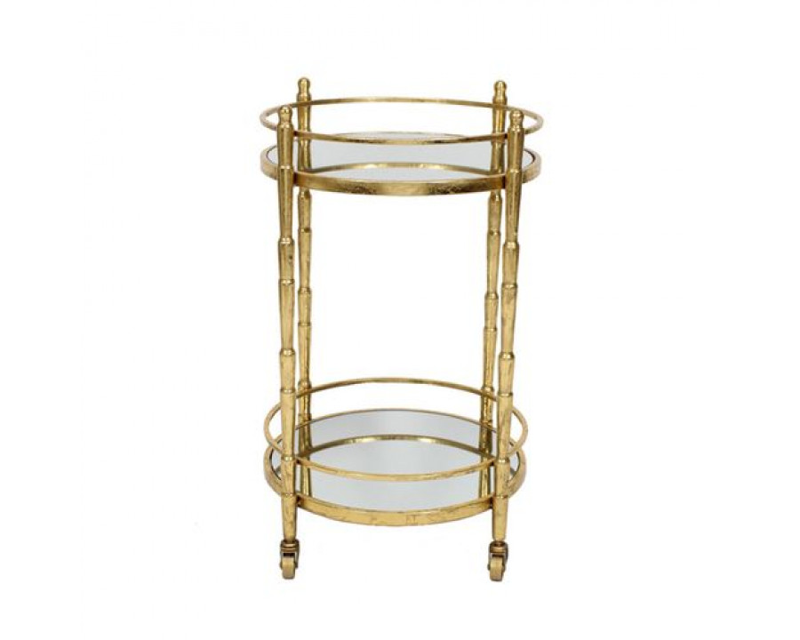 Sagebrook - Two Tier Metal Bar Cart