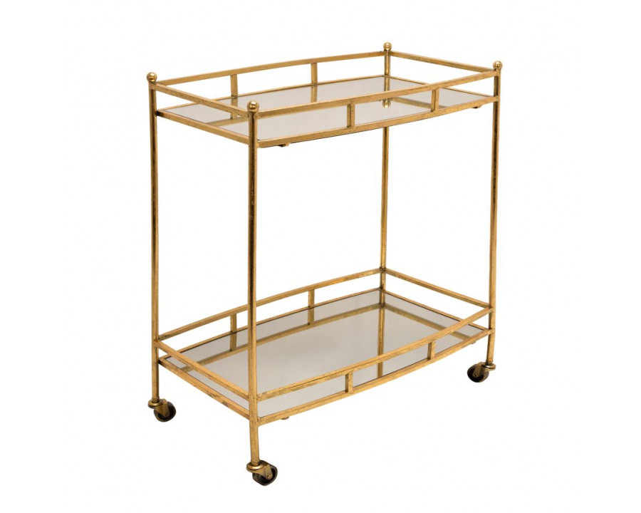 Sagebrook Two Tier Metal Bar Cart