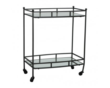 Sagebrook Two Tier Metal Bar Cart