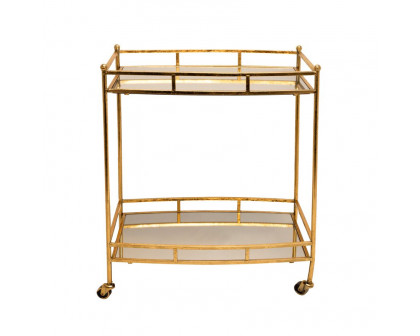 Sagebrook Two Tier Metal Bar Cart