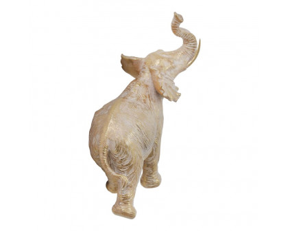 Sagebrook 12" Resin Elephant Decoration - Gold