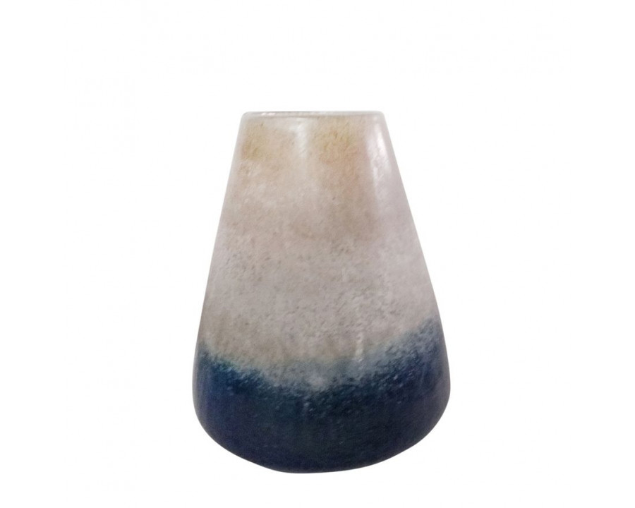 Sagebrook - 11" Glass Tri-Color Vase in Multi