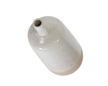 Sagebrook - 13" Ceramic Speckled Vase in Beige