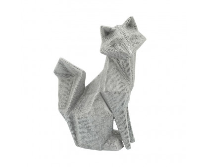 Sagebrook 10" Ceramic Modern Fox Figurine