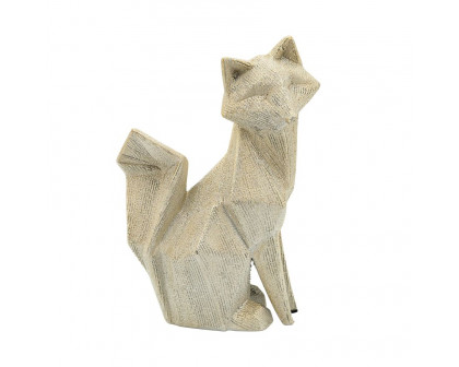 Sagebrook 10" Ceramic Modern Fox Figurine