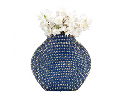 Sagebrook 16" Ceramic Beaded Vase