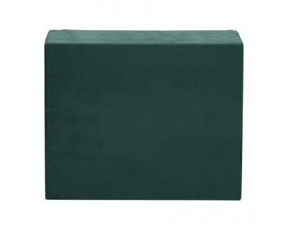 Sagebrook 7"/8"/9" Velveteen Box With Round Medallion (Set Of 3) - Green