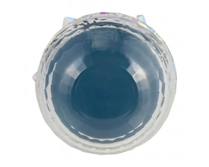 Sagebrook 5" Crystal Lotus Trinket Jar - Rainbow