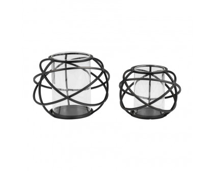 Sagebrook 6" Orb Candle Holders (Set Of 2)