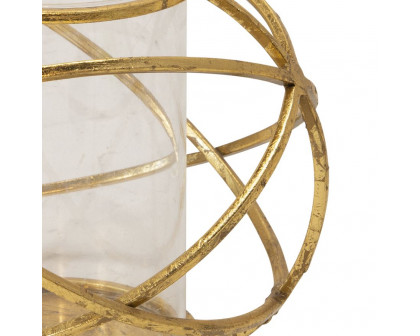 Sagebrook 6" Orb Candle Holders (Set Of 2) - Gold