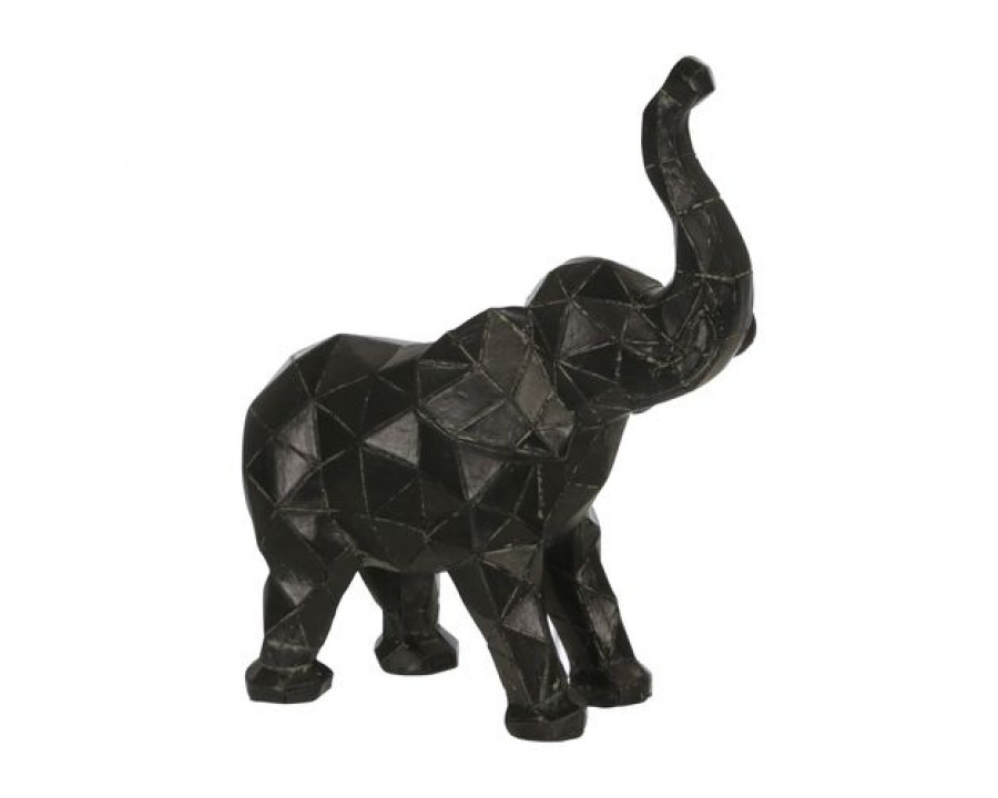 Sagebrook 8" Elephant Figurine - Black