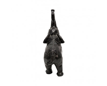 Sagebrook 8" Elephant Figurine - Black