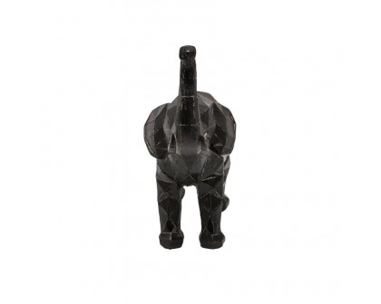 Sagebrook 8" Elephant Figurine - Black