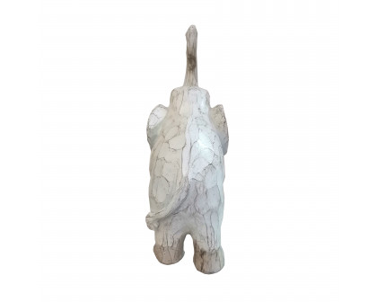 Sagebrook 8" Elephant Figurine - White