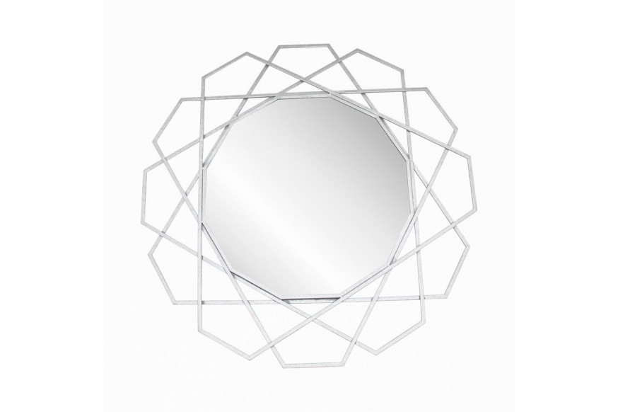 Sagebrook™ Metal Geometric Mirror - Silver