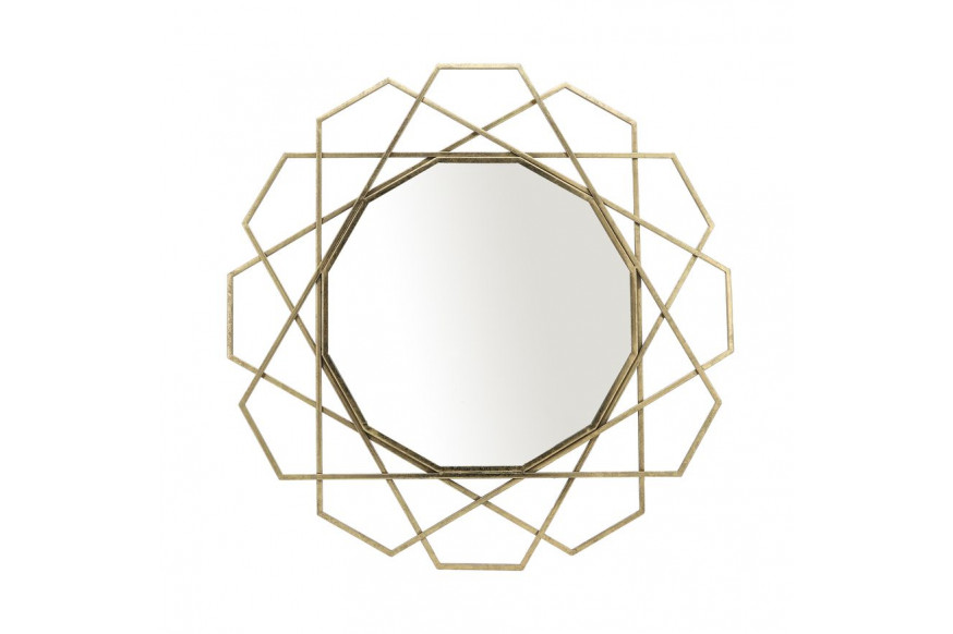 Sagebrook™ Metal Geometric Mirror - Gold