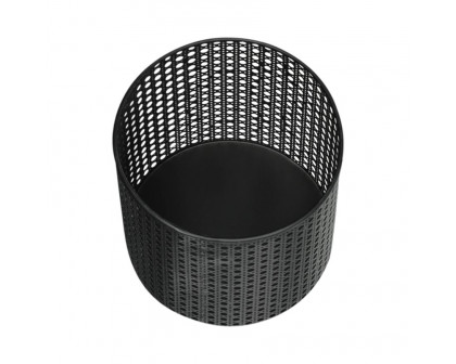 Sagebrook Metal Mesh Planter On Stand (Set Of 3) - Black