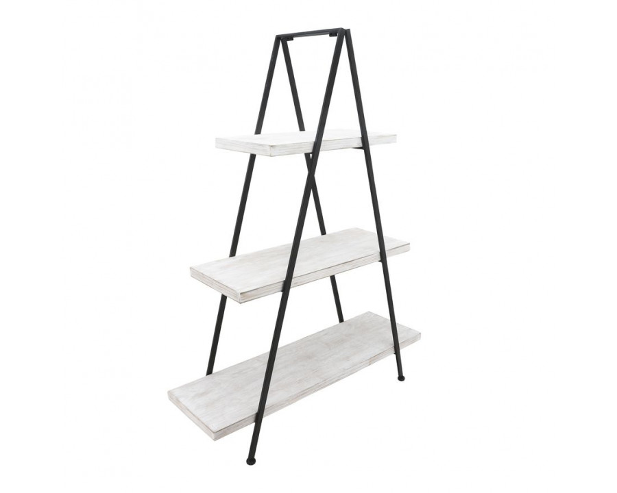 Sagebrook - Metal/Wood Pyramid Shelf