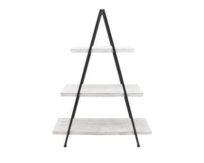 Sagebrook - Metal/Wood Pyramid Shelf