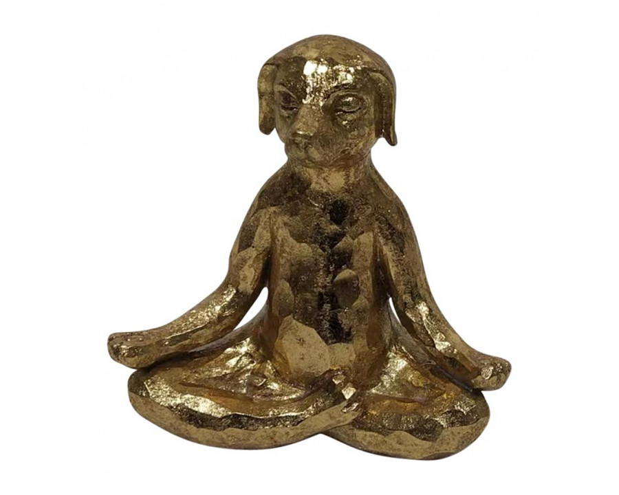 Sagebrook 7" Polyresin Yoga Dog