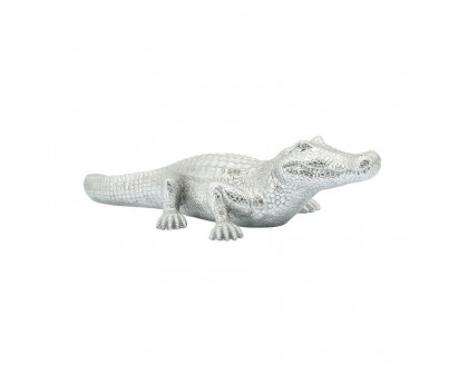 Sagebrook 16" Polyresin Crocodile Figurine