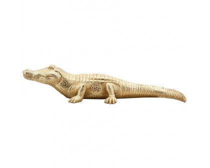 Sagebrook 16" Polyresin Crocodile Figurine