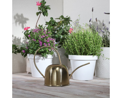 Sagebrook Metal 11" Watering Can - Gold