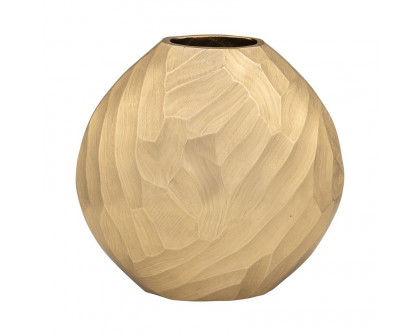 Sagebrook - 13" Scratched Oval Vase Cut-out