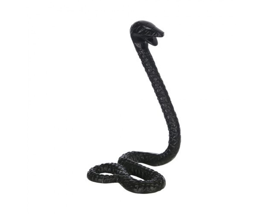 Sagebrook 10" Metal Snake - Black