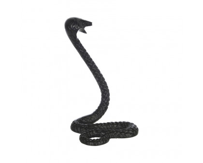 Sagebrook 10" Metal Snake - Black