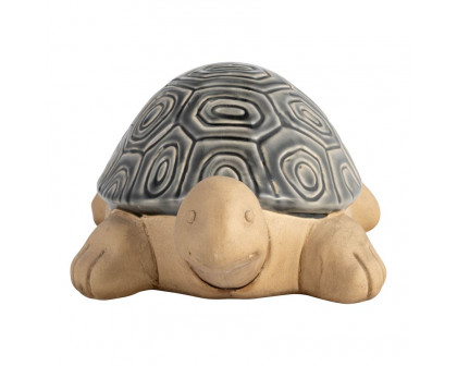 Sagebrook 13" Ceramic Tortoise Decor - Gray