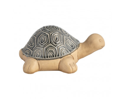 Sagebrook 13" Ceramic Tortoise Decor - Gray