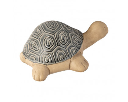 Sagebrook 13" Ceramic Tortoise Decor - Gray