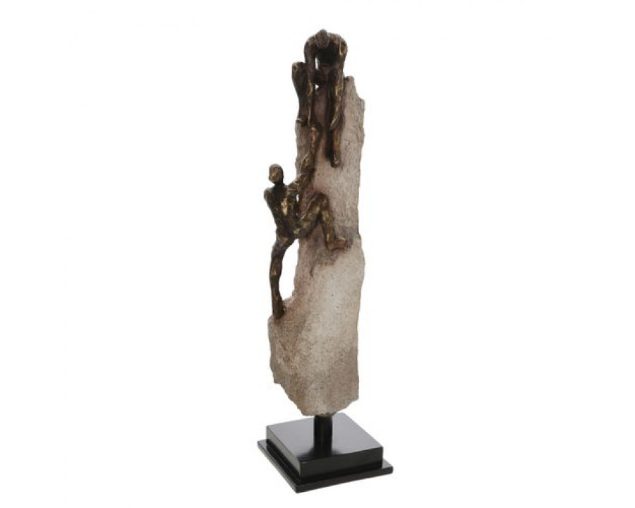 Sagebrook 23" Rock Climber Decor - Bronze