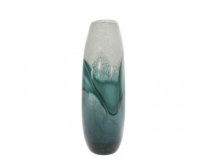 Sagebrook - 17" Glass Vase in Green Mix