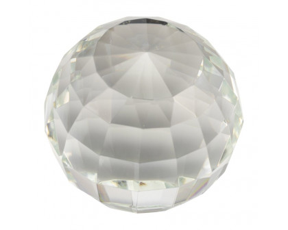 Sagebrook 3" Crystal Orb - Clear