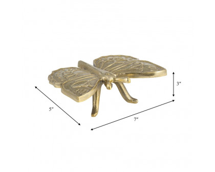 Sagebrook - 7" Metal Butterfly Table Decor in Gold