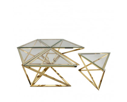 Sagebrook™ Metal Hexagon Coffee Table