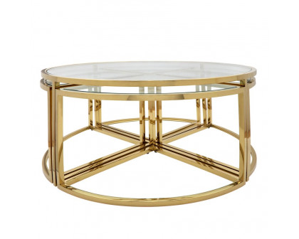 Sagebrook Metal Pull Out Coffee Table