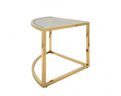 Sagebrook Metal Pull Out Coffee Table - Gold