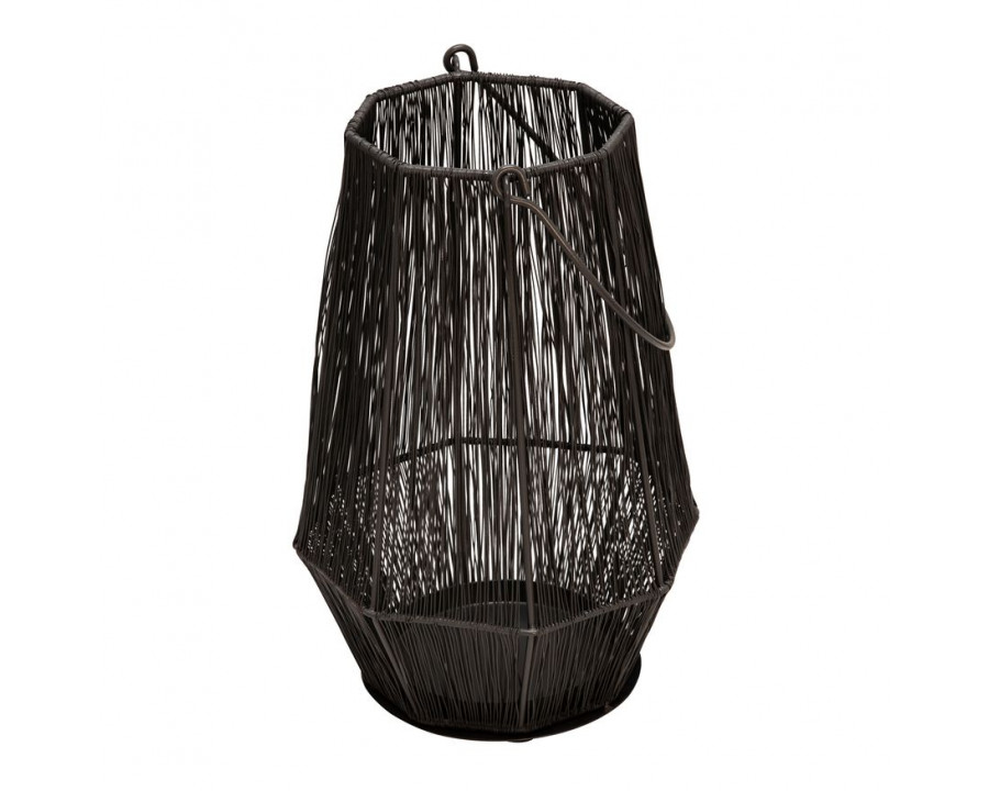 Sagebrook - 13" Metal Lantern in Gray